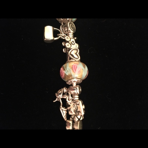 Ross Simons sterling silver charm bracelet - Picture 5 of 5